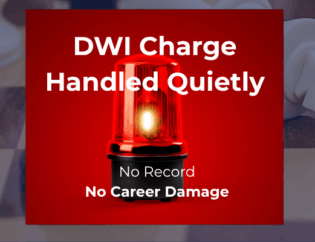 DWI Charge Handled Quietly No Career Damage