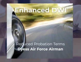 DWI Reduced Probation for Dyess AFB Airman
