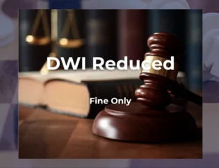 DWI Charge reduced to Fine Only